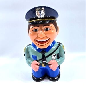 The Original Cookie Cop Cookie Jar Talking Animated Policeman Novelty Working
